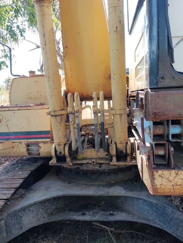 รถแม็คโครcat 320L บูมยาว ใช้งานดี ใบซื้อขาย ราคา5.7แสน