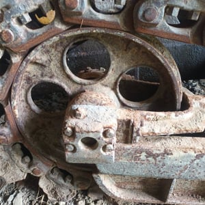 ขายแทรกเตอร์komatsu D20p-7ตีนเป็ด ใบไม่สวย ใช้งานได้ราคา155,000