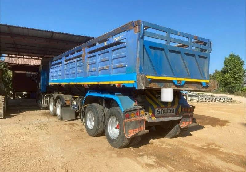 รถพ่วงเทเลอ hino fm2k 260แรง ใช้งานดี มีทะเบียน ราคาถูกดีๆๆ7.8แสน