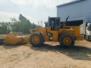 ขายรถตักล้อยางCAT 950E ใช้งานดี ใบซื้อvาย ราคา6.5แสน