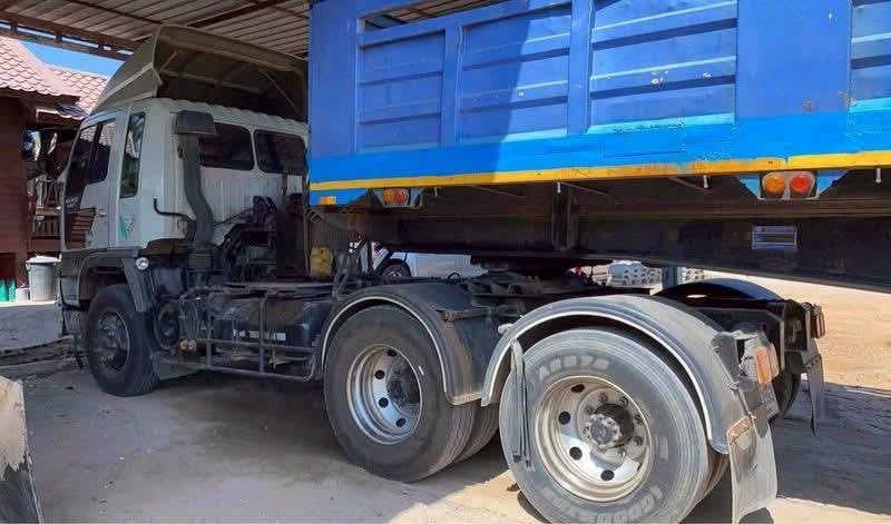 รถพ่วงเทเลอ hino fm2k 260แรง ใช้งานดี มีทะเบียน ราคาถูกดีๆๆ7.8แสน