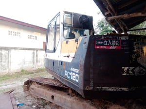รถแม็คโครkomatsu pc120-5 เครื่องต้องเปลี่ยนแหวน ตามสภาพนี้ ใบอินวอย ราคาถูกดี199,000