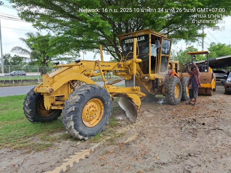 ขายรถเกรดเดอร์ CAT 12G มีทะเบียน ใช้งานดี ราคา1,150,000