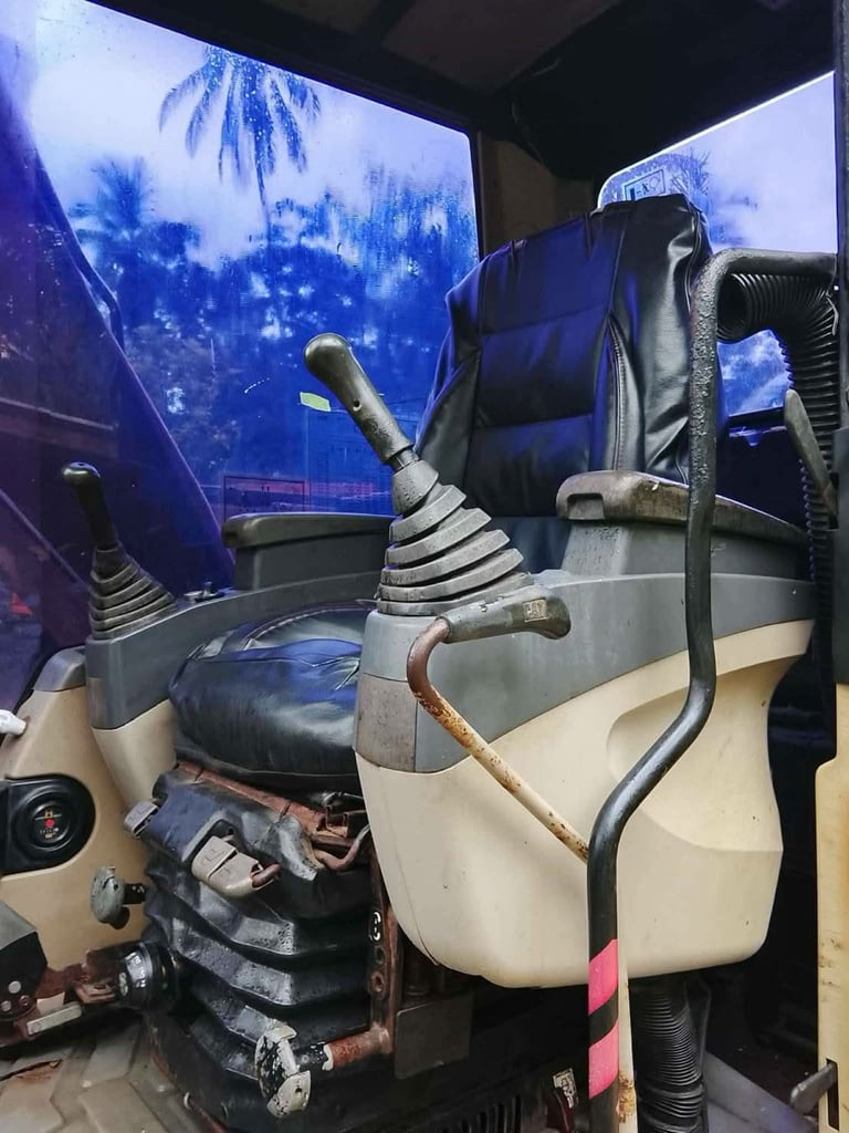 รถแม็คโครCAT 312C ใช้งานได้ปกติ ใบอินวอย ราคา365000