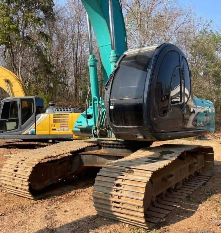 ขายแม็คโครkobelco sk200-5 บูมยาว ใบซื้อvาย ใช้งานดี 