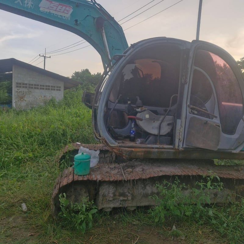 รถแม็คโครkobelco sk120-5 ใช้งานดี ใบซื้อ ขายราคา3.6แสน