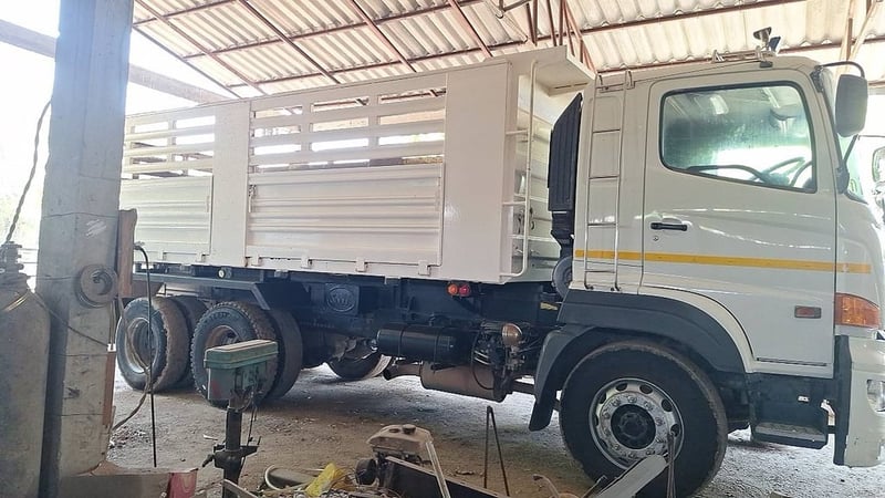 รถ10 ล้อดั้มพ่วง แม่ลูกHino 380แรง มีทะเบียน ใช้งานดี าาคา1,950,000