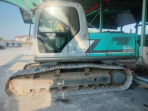 รถแม็คโครkobelco sk 200-6มีทะเบียน ใช้งานดี ราคา690,000