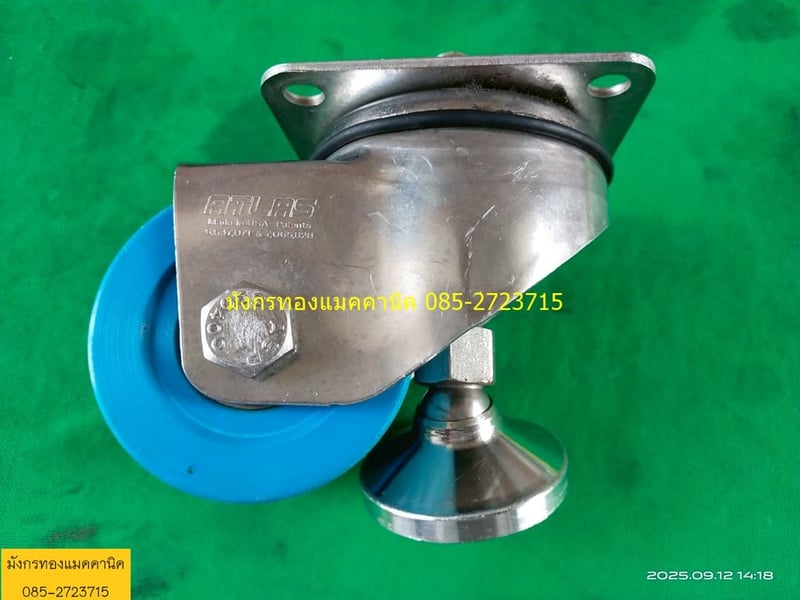 ลูกล้อพร้อมขาปรับระดับ ขนาด 3 นิ้ว โครงล้อสแตนเลส เกลียวขาปรับระดับเป็นเหล็ก แป้นสแตนเลส ล้อ 3 นิ้วคู่ ล้อไนล่อนแข็งแรง รับน้ำหนักได้ดี ล้อหมุนได้รอบ 4 ล้อ ล้อลื่นดี จัดชุด 4 ล้อ 700 บาทไม่รวมส่ง มี 3 ชุด