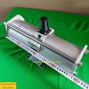 Booster เพิ่มแรงดันลม SMC รุ่น VBA40A-04GN ของใหม่ มีรอยจากการขนย้าย ใช้งานได้ปกติ ราคาตัวละ 1,500 บาทไม่รวมส่ง มี 5 ตัว