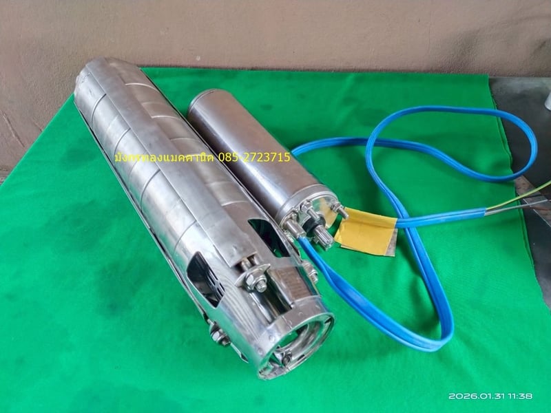 ปั๊มบาดาล ปั๊มซับเมอร์ส หัวปั๊ม Electra ขนาด 4 แรง ความเร็วรอบ 2850 รอบต่อนาที ใบพัด 3 ใบ ขนาด 3 นิ้ว ราคา 4,000 บาทไม่รวมส่ง มอเตอร์ซับเมอร์ส lowara ขนาด 1 แรง ใช้ไฟบ้าน 220V ความเร็วรอบ 2810 รอบต่อนาที  ราคา 3,000 บาทไม่รวมส่ง รับเป็นชุด 6,500 บาทไม่รวมส่ง