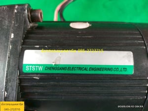 มอเตอร์เกียร์  ขนาด 60W  ใช้ไฟบ้าน 220V  ความเร็วรอบ 15 รอบต่อนาที  สภาพดี ใช้งานได้ปกติ ราคา 1,000 บาทไม่รวมส่ง มี 1 ตัว