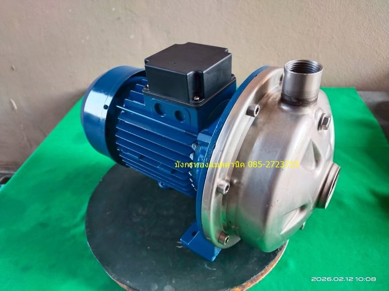 ปั๊มน้ำ Ebara ขนาด 2 แรง ใช้ไฟสามเฟส 380V หัวปั๊มสแตนเลส ขนาดท่อ 1.5x1 นิ้ว ไม่มีเนมเพทปั๊ม วัดกระแสแล้วได้ประมาณ 2 แรง ทดสอบแล้วน้ำแรงดันดี  ใช้งานได้ปกติ ราคา 4,500 บาทไม่รวมส่งค่ะ