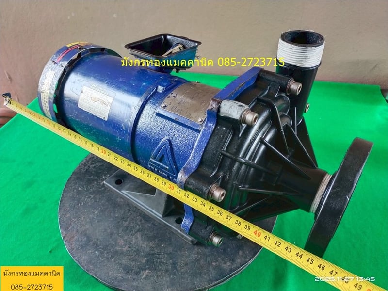 ปั๊มสารเคมี ปั๊มแม่เหล็ก IWAKI  MAGNET  PUMP ขนาด 1 แรง ใช้ไฟสามเฟส 200V (สามเฟสญี่ปุ่น)  ท่อน้ำเข้า 1.5 นิ้ว ออก 1.5 นิ้ว   สภาพดี ใช้งานได้ปกติ ราคา 3,500 บาทไม่รวมส่ง