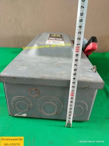 เซฟตี้สวิตซ์ SquareD ขนาด 100A 600V สภาพดี มีตำหนิภาพสุดท้าย ราคา 1,000 บาทไม่รวมส่ง