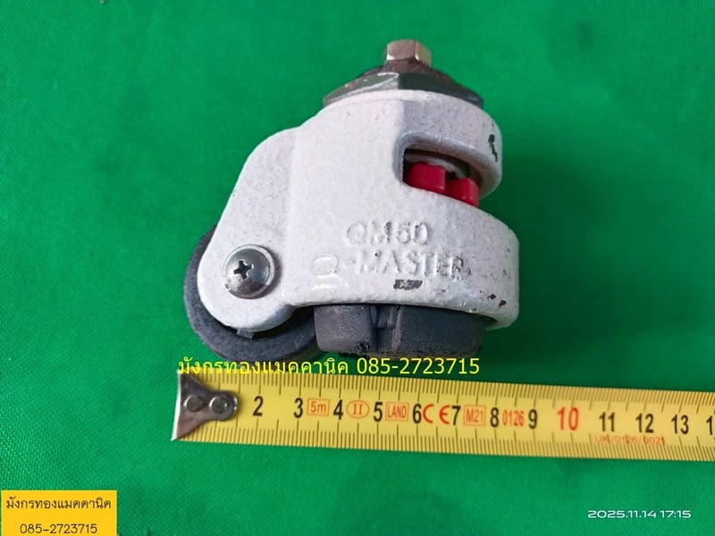 ลูกล้อพร้อมขาปรับระดับ Q MASTER  รุ่น QM50 ล้อขนาด 2 นิ้ว ล้อลื่นดี โครงอลูมิเนียม แข็งแรง รับน้ำหนักได้ดี ล้อขาปรับมีรอยการใช้งาน สภาพรวมๆยังใช้งานได้ดี ชุด 4 ล้อ 500 บาทไม่รวมส่ง มี 1 ชุด