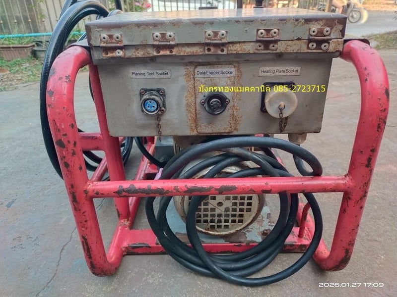 ชุดปั๊มไฮดรอลิก (ไม่รวมกระบอก) ใช้ไฟบ้าน 220V  เดิมใช้เป็นเครื่องเชื่อมท่อพีอีแบบไฮดรอลิก ตัวปั๊มใช้งานได้ปกติ จุดขั้วต่ออื่นไม่ได้ลอง ราคา 5,500 บาทไม่รวมส่ง