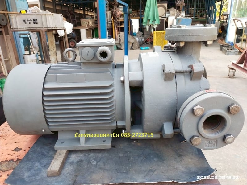 ปั๊มน้ำ siemens แบบล่อน้ำตัวเอง ขนาด 7.5 แรง ใช้ไฟสามเฟส 380V ท่อน้ำเข้าออก 2 นิ้ว ใบพัดเดี่ยวสแตนเลส สภาพสวย ใช้งานได้ปกติ ราคา 18,000 บาทไม่รวมส่ง