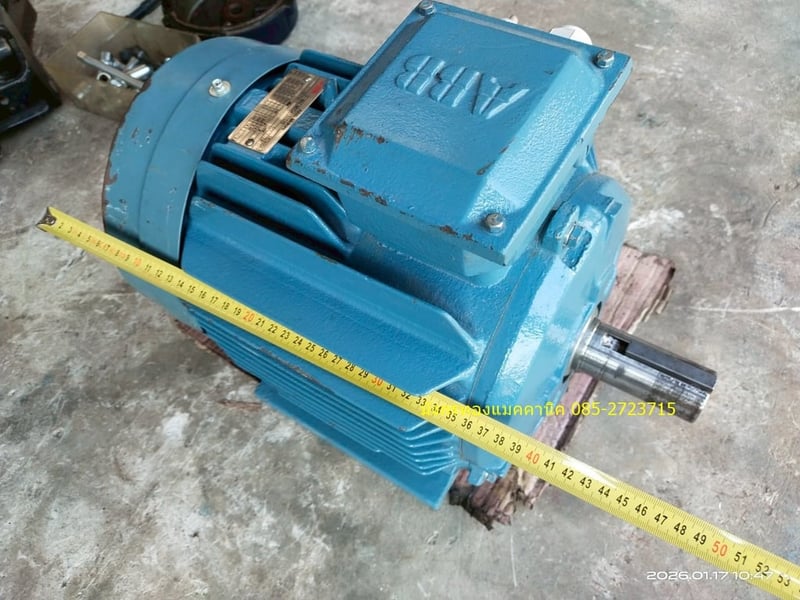 มอเตอร์ ABB ขนาด 10 แรง ใช้ไฟสามเฟส 380V ความเร็วรอบ 2910 รอบต่อนาที เดิมๆ หมุนนิ่ม สภาพดี ใช้งานได้ปกติ ราคา 7,500 บาทไม่รวมส่ง