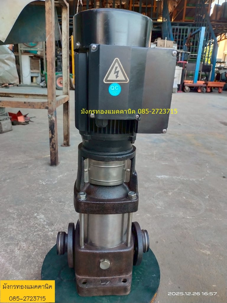 ปั๊มน้ำหลายใบพัดแนวตั้ง ยี่ห้อ Dosag ขนาด 1 แรง ใช้ไฟบ้าน 220V ใบพัด 7 ใบ ตัวปั๊มสแตนเลส  ทนการกัดกร่อน  ส่งสูง 52 เมตร ท่อน้ำเข้าออก 1 นิ้ว เหมาะสำหรับส่งน้ำขึ้นอาคาร และอุตสาหกรรม ลองน้ำแล้ว ใช้งานได้ปกติ  ตัวละ 5,500 บาทไม่รวมส่ง มี 1 ตัว หน้าร้านอยู่เมืองนครสวรรค์