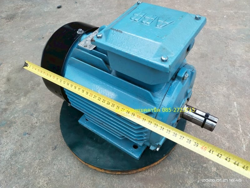 มอเตอร์ ABB ขนาด 3 แรง ใช้ไฟสามเฟส 380V ความเร็วรอบ 1430 รอบต่อนาที เดิมๆ หมุนนิ่ม สภาพสวย พร้อมใช้งาน ราคา 3,300 บาทไม่รวมส่ง มอเตอร์ ABB ขนาด 3 แรง ใช้ไฟสามเฟส 380V ความเร็วรอบ 1430 รอบต่อนาที เดิมๆ หมุนนิ่ม สภาพสวย พร้อมใช้งาน ราคา 3,300 บาทไม่รวมส่ง