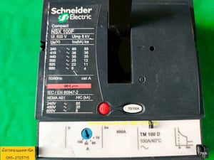 เบรกเกอร์ ชไนเดอร์ ขนาด 100A  สภาพสวย ใช้งานได้ปกติ ตัวละ 900 บาทไม่รวมส่ง
