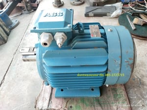มอเตอร์ ABB ขนาด 10 แรง ใช้ไฟสามเฟส 380V ความเร็วรอบ 2910 รอบต่อนาที เดิมๆ หมุนนิ่ม สภาพดี ใช้งานได้ปกติ ราคา 7,500 บาทไม่รวมส่ง