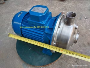 ปั๊มน้ำ Ebara ขนาด 2 แรง ใช้ไฟสามเฟส 380V หัวปั๊มสแตนเลส ขนาดท่อ 1.5x1 นิ้ว ส่งสูง 34 เมตร ได้ปริมาณน้ำ 80 -250 ลิตรต่อนาที สภาพดี ใช้งานได้ปกติ ราคา 4,500 บาทไม่รวมส่งค่ะ