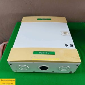 ตู้ไฟ SquareD  ขนาด 38x45x14 ซม. ฝาหน้าพลาสติก ด้านล่างเป็นเหล็กหนา น้ำหนักตู้ 7.5 ก.ก. มีอุปกรณ์ด้านในตามภาพ สภาพดี ราคา 500 บาทไม่รวมส่ง