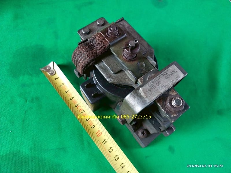 DC  Contactor ยี่ห้อ Nippon Yusoki  รุ่น MS55-00  ใช้ไฟ 48VDC  ใช้งานได้ปกติ ตัวละ 500 บาทไม่รวมส่ง มี 4 ตัว