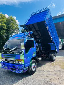 ISUZU NPR 130แรงม้า รถบรรทุก 6ล้อ ดั้มพ์ ปี2003