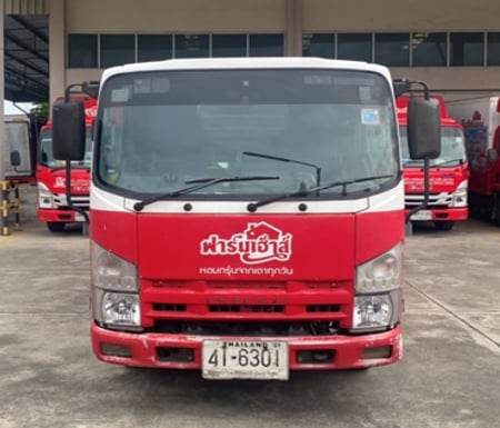 ISUZU NLR รถบรรทุก 4ล้อ ตู้แห้ง ปี2010