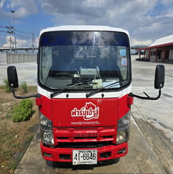 ISUZU NLR รถบรรทุก 4ล้อ ตู้แห้ง ปี2013