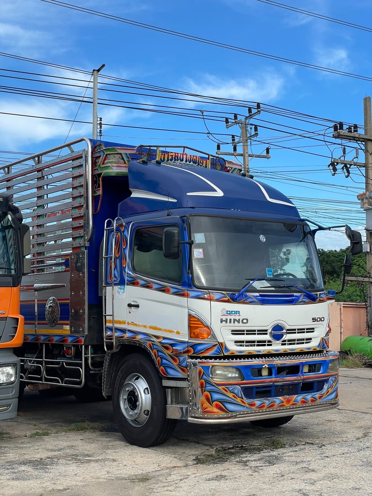 HINO FL 212แรงม้า รถบรรทุก 10ล้อ กระบะคอกสูง ปี57 HINO FL 212แรงม้า รถบรรทุก 10ล้อ กระบะคอกสูง ปี57