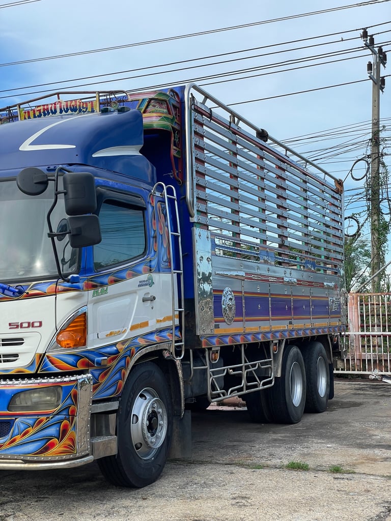HINO FL 212แรงม้า รถบรรทุก 10ล้อ กระบะคอกสูง ปี57 HINO FL 212แรงม้า รถบรรทุก 10ล้อ กระบะคอกสูง ปี57
