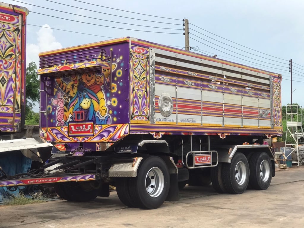 ISUZU FXZ 360แรงม้า รถบรรทุก หัวลาก 10ล้อ พ่วงแม่ลูก ปี59