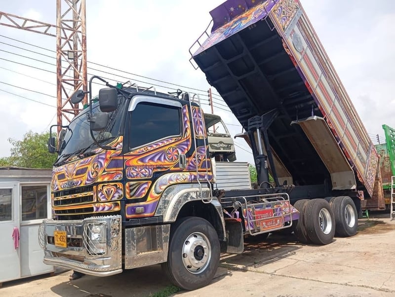 ISUZU FXZ 360แรงม้า รถบรรทุก ดั้มพ์ ปี59