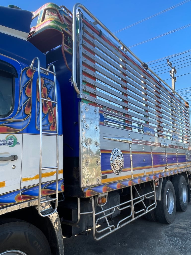 HINO FL 212แรงม้า รถบรรทุก 10ล้อ กระบะคอกสูง ปี2557