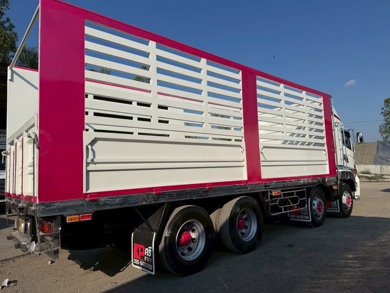 HINO GY 380แรงม้า รถบรรทุก 12ล้อ กระบะคอกสูง ปี2021