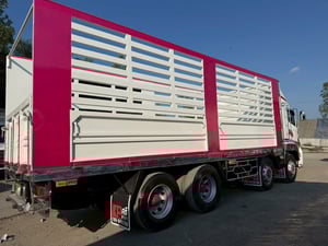 HINO GY 380แรงม้า รถบรรทุก 12ล้อ กระบะคอกสูง ปี2021