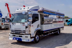 ISUZU FRR 210แรงม้า รถบรรทุก 6ล้อ สองแถว ปี2013