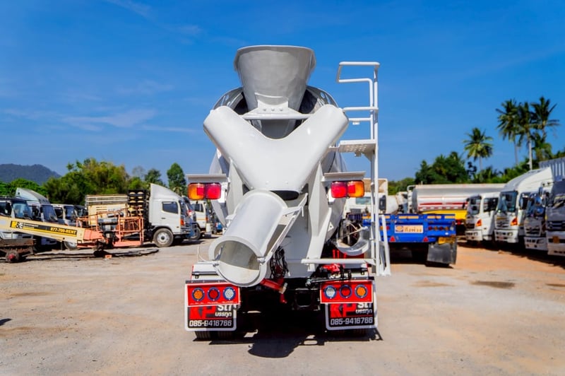 HINO FC 175แรงม้า รถบรรทุก 6ล้อ โม่ผสมปูน ปี2020 เลขไมล์ 50,000 กม.