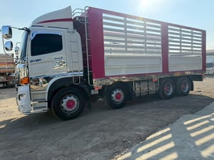HINO GY 380แรงม้า รถบรรทุก 12ล้อ กระบะคอกสูง ปี2021