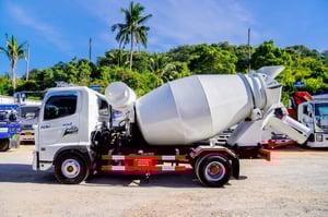 HINO FC 175แรงม้า รถบรรทุก 6ล้อ โม่ผสมปูน ปี2020 เลขไมล์ 50,000 กม.