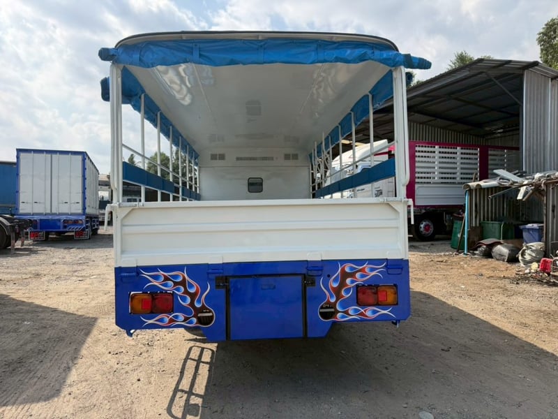 ISUZU NQR 175แรงม้า รถบรรทุก 6ล้อ สองแถว ปี2015