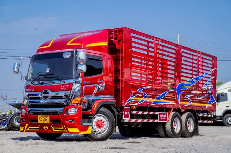 HINO FG 260แรงม้า รถบรรทุก 6ล้อ กระบะคอกสูง ปี2022
