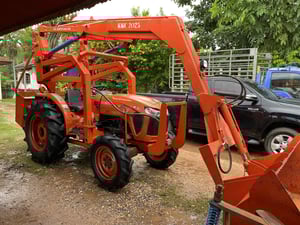 KUBOTA L5018DT รถไถ 50 แรงม้า ปี 2018 พร้อมใบมีดและผานพรวน