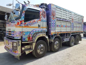 ขายรถบรรทุกพ่วงดัมพ์  ISUZU 360 แม่ 12 ล้อ ลูก 8 ล้อ ปี55 ลงเล่มแล้ว