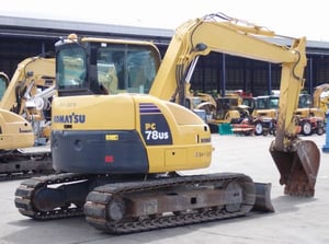 รถขุดแมคโคร KOMATSU PC78US-8 ปี2020
