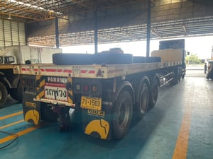 ขายรถกึ่งพ่วงพื้นเรียบสภาพดี หางพื้นเรียบพนัส